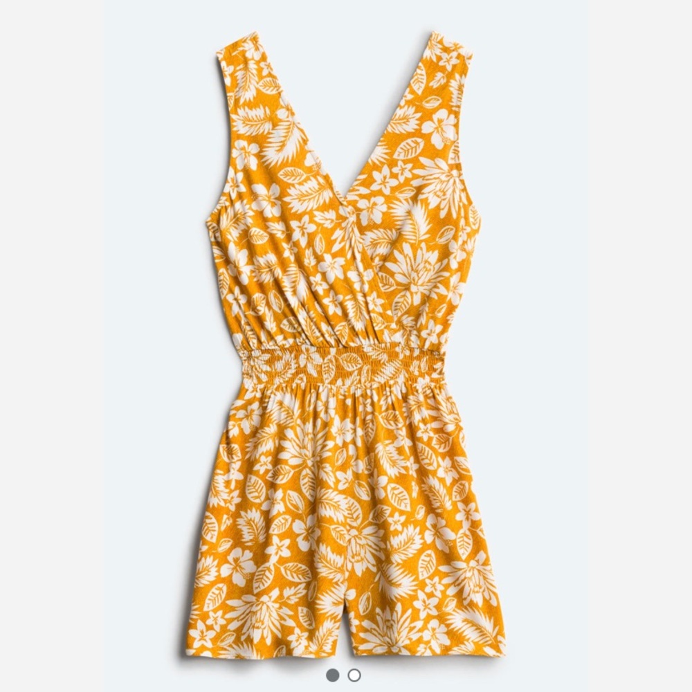 Fortune + Ivy Yara Smocked Waist Romper.